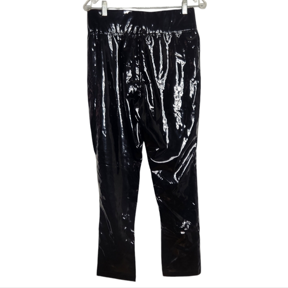 STEVE MADDEN Eden Patent Faux Leather Liquid High Rise Legging - Picture 5 of 10